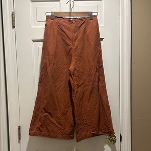 Good Luck Gem Rust Wide-Leg Pants